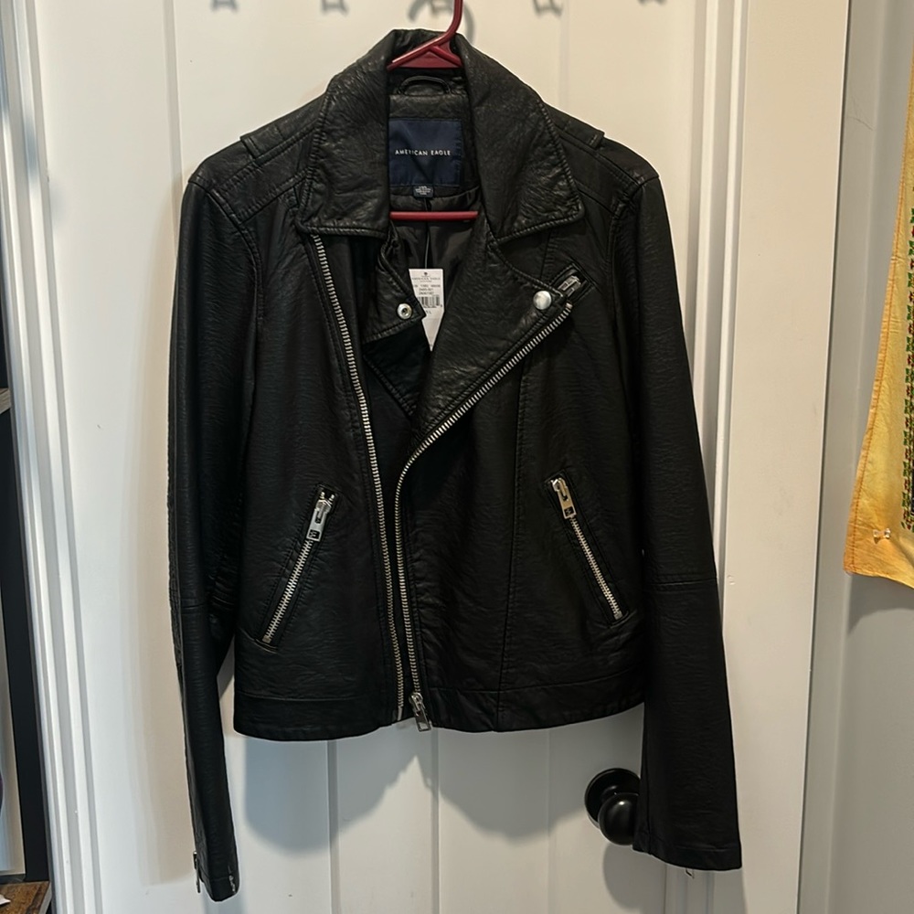 American Eagle Leather jacket. NWT